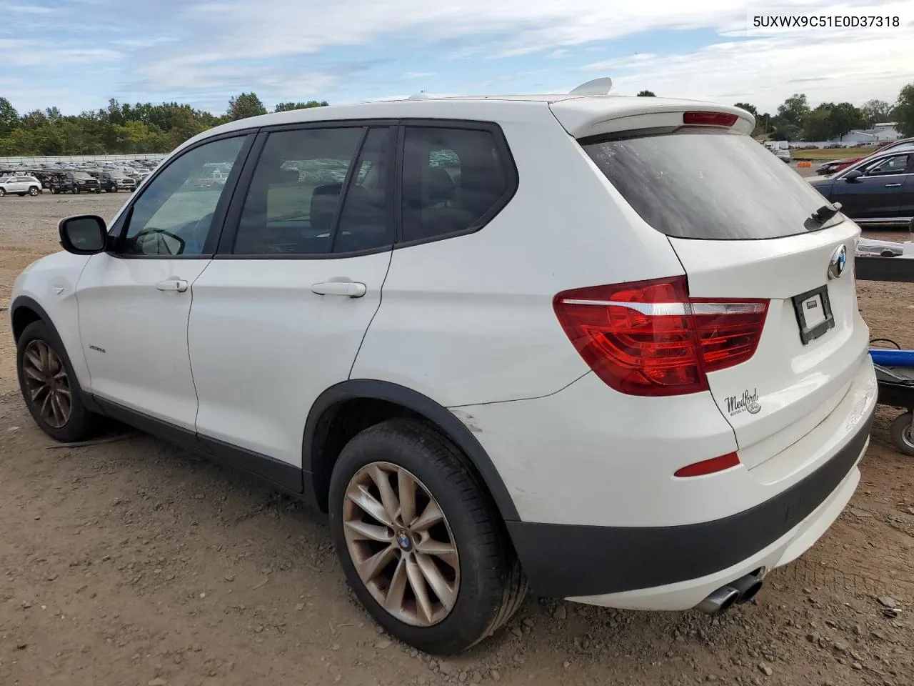 2014 BMW X3 xDrive28I VIN: 5UXWX9C51E0D37318 Lot: 72564234