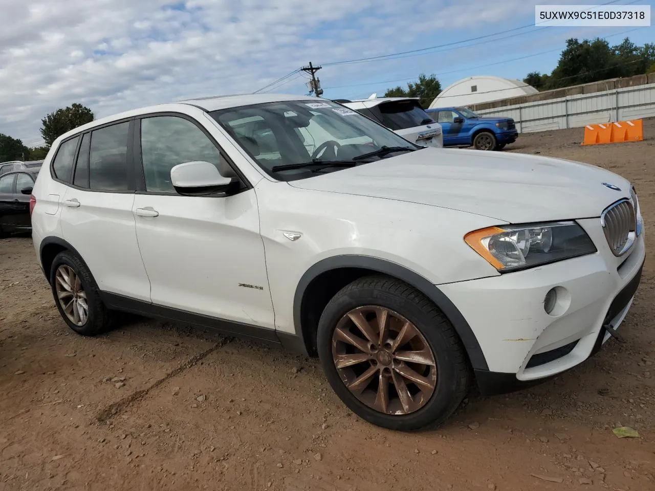 2014 BMW X3 xDrive28I VIN: 5UXWX9C51E0D37318 Lot: 72564234