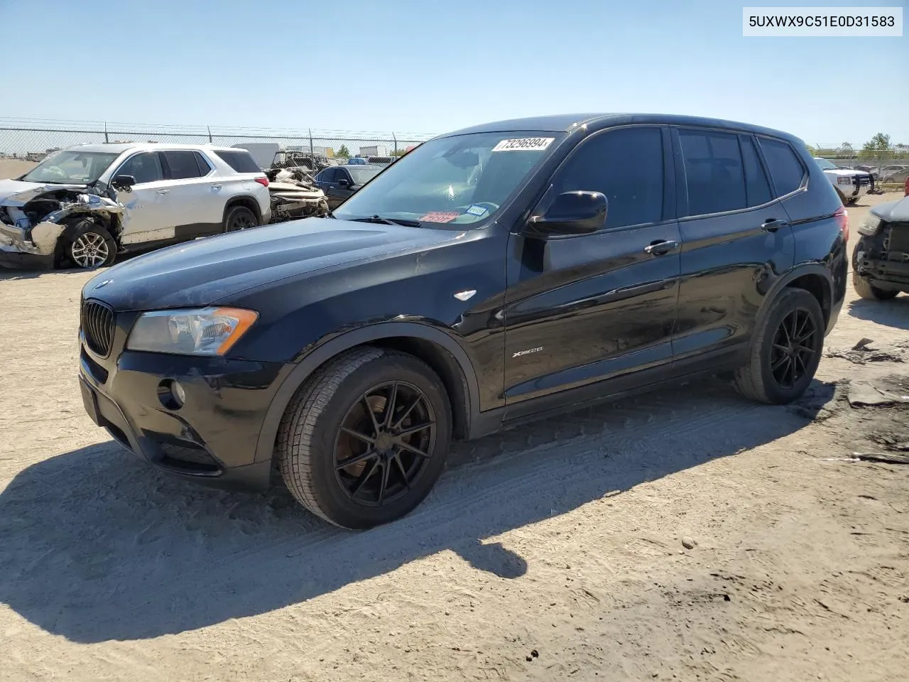 2014 BMW X3 xDrive28I VIN: 5UXWX9C51E0D31583 Lot: 73296994