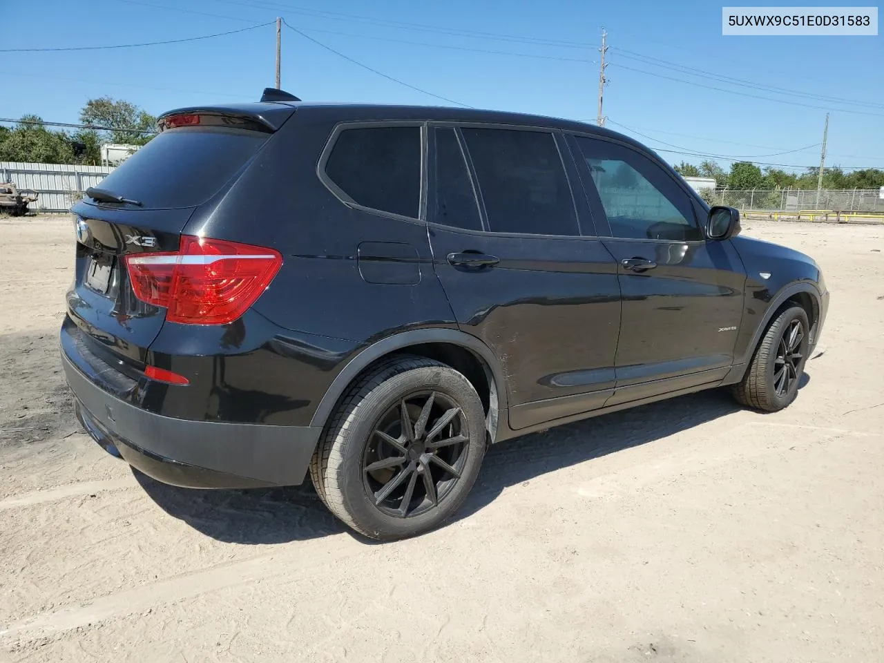 2014 BMW X3 xDrive28I VIN: 5UXWX9C51E0D31583 Lot: 73296994