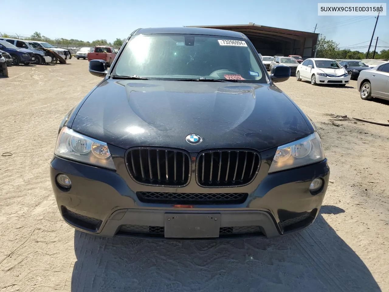 2014 BMW X3 xDrive28I VIN: 5UXWX9C51E0D31583 Lot: 73296994