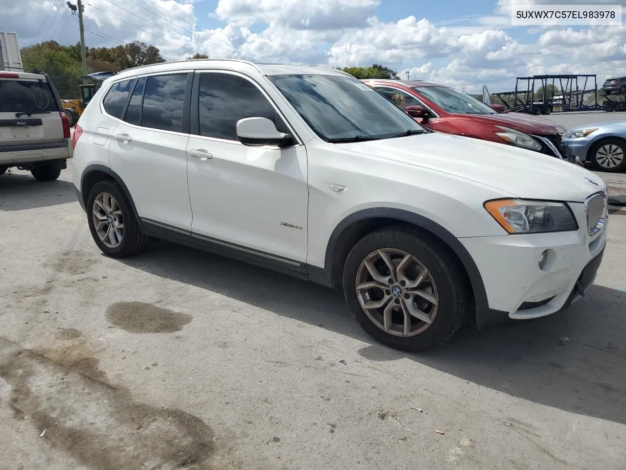 2014 BMW X3 xDrive35I VIN: 5UXWX7C57EL983978 Lot: 73369684