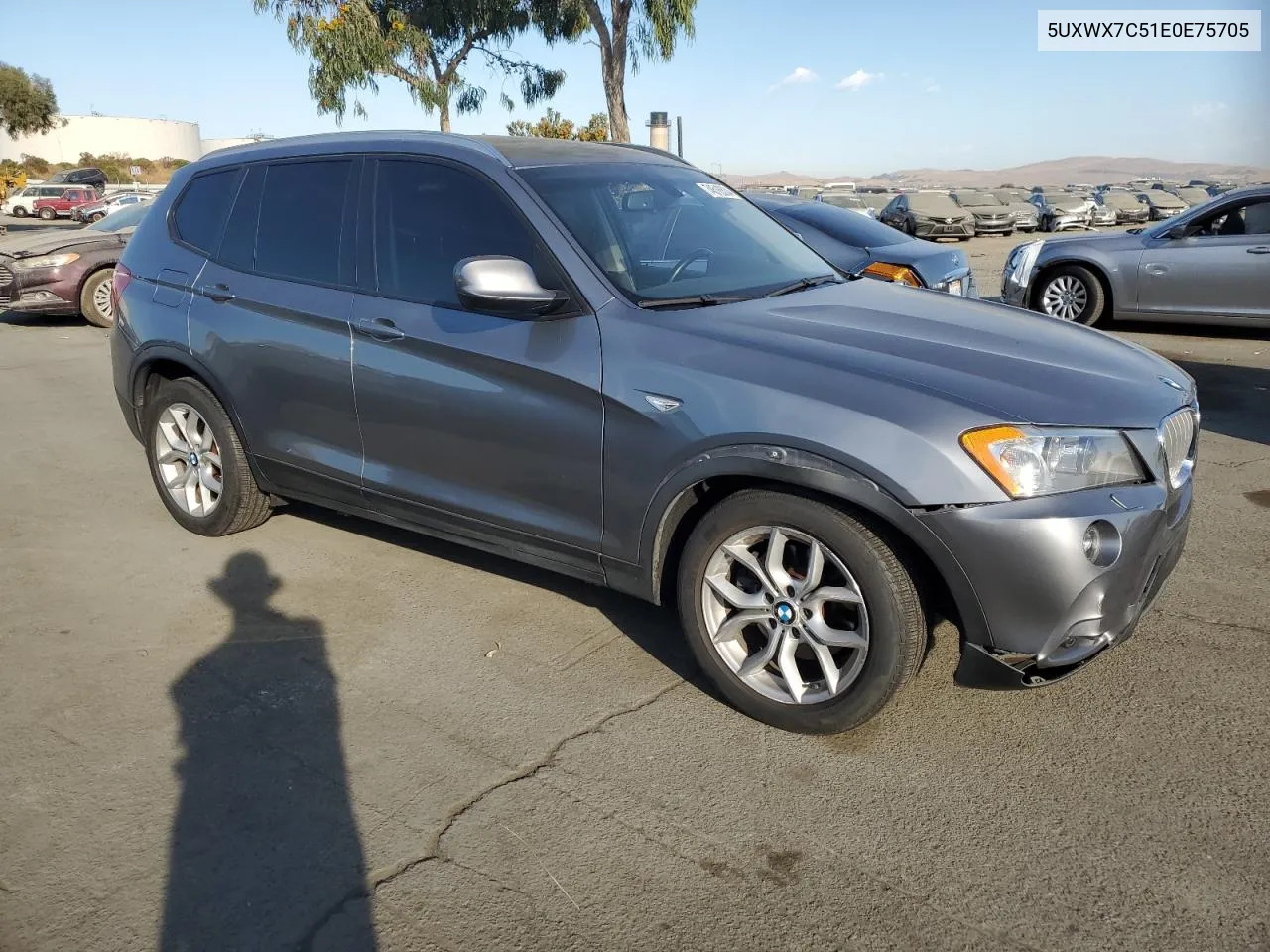 2014 BMW X3 xDrive35I VIN: 5UXWX7C51E0E75705 Lot: 74516534