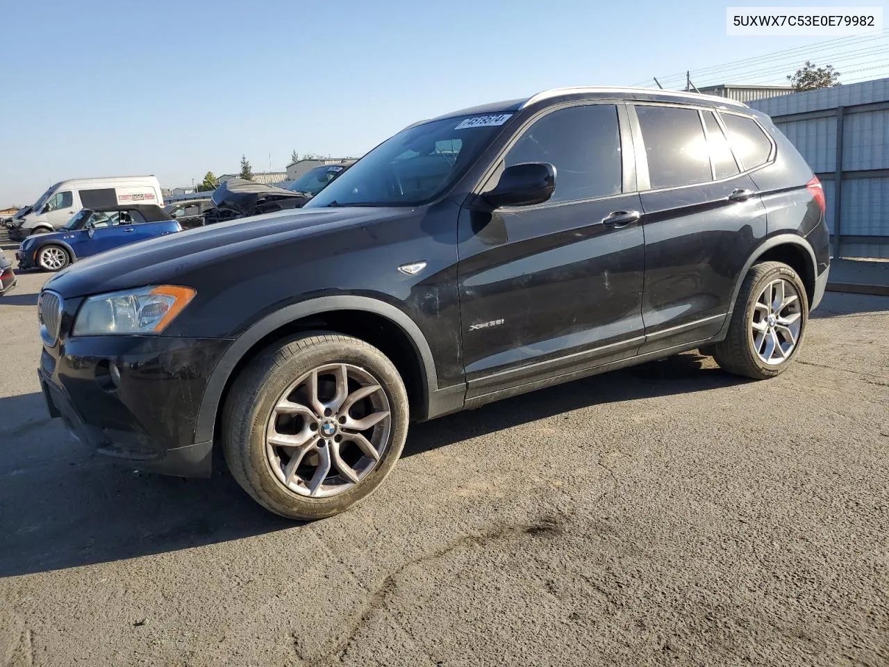 2014 BMW X3 xDrive35I VIN: 5UXWX7C53E0E79982 Lot: 74519574