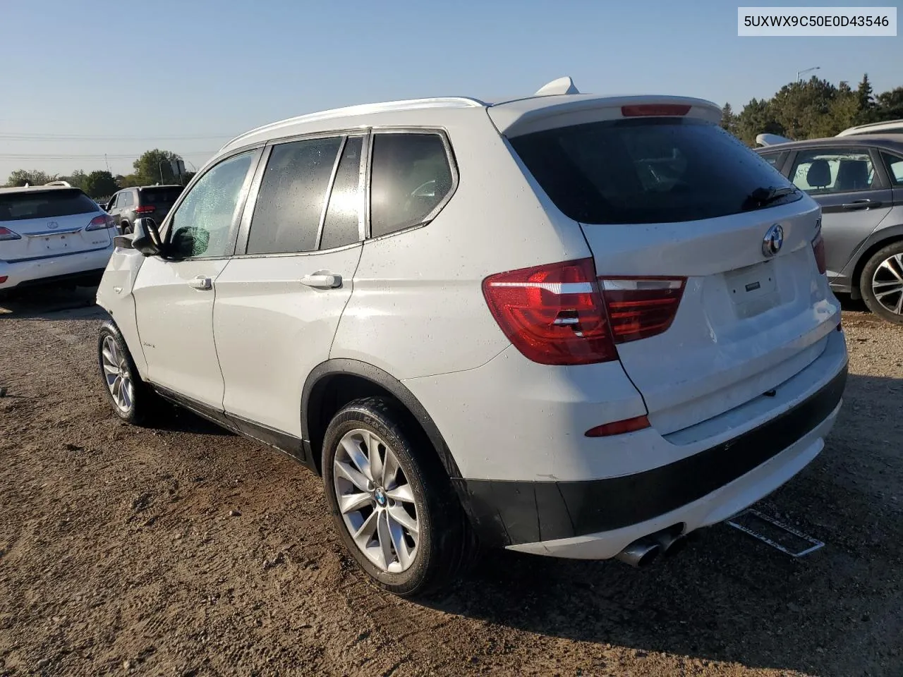 2014 BMW X3 xDrive28I VIN: 5UXWX9C50E0D43546 Lot: 74537744