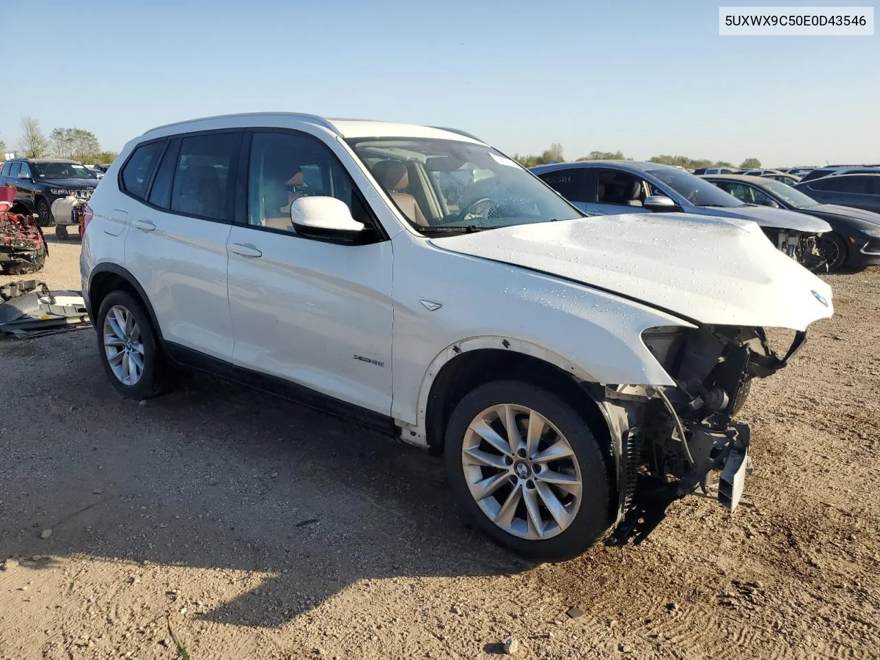 5UXWX9C50E0D43546 2014 BMW X3 xDrive28I