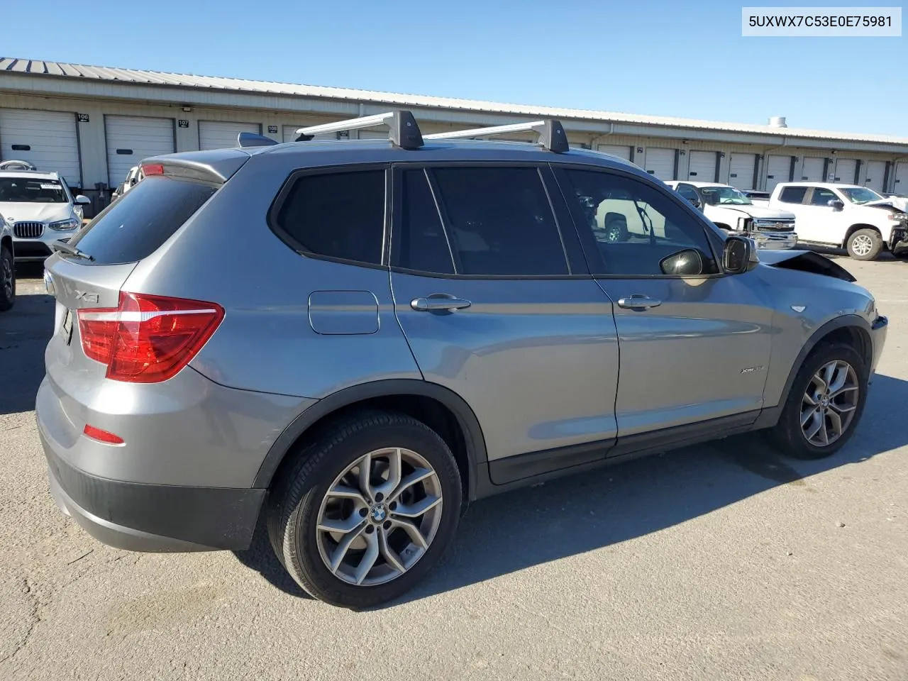 2014 BMW X3 xDrive35I VIN: 5UXWX7C53E0E75981 Lot: 74593434