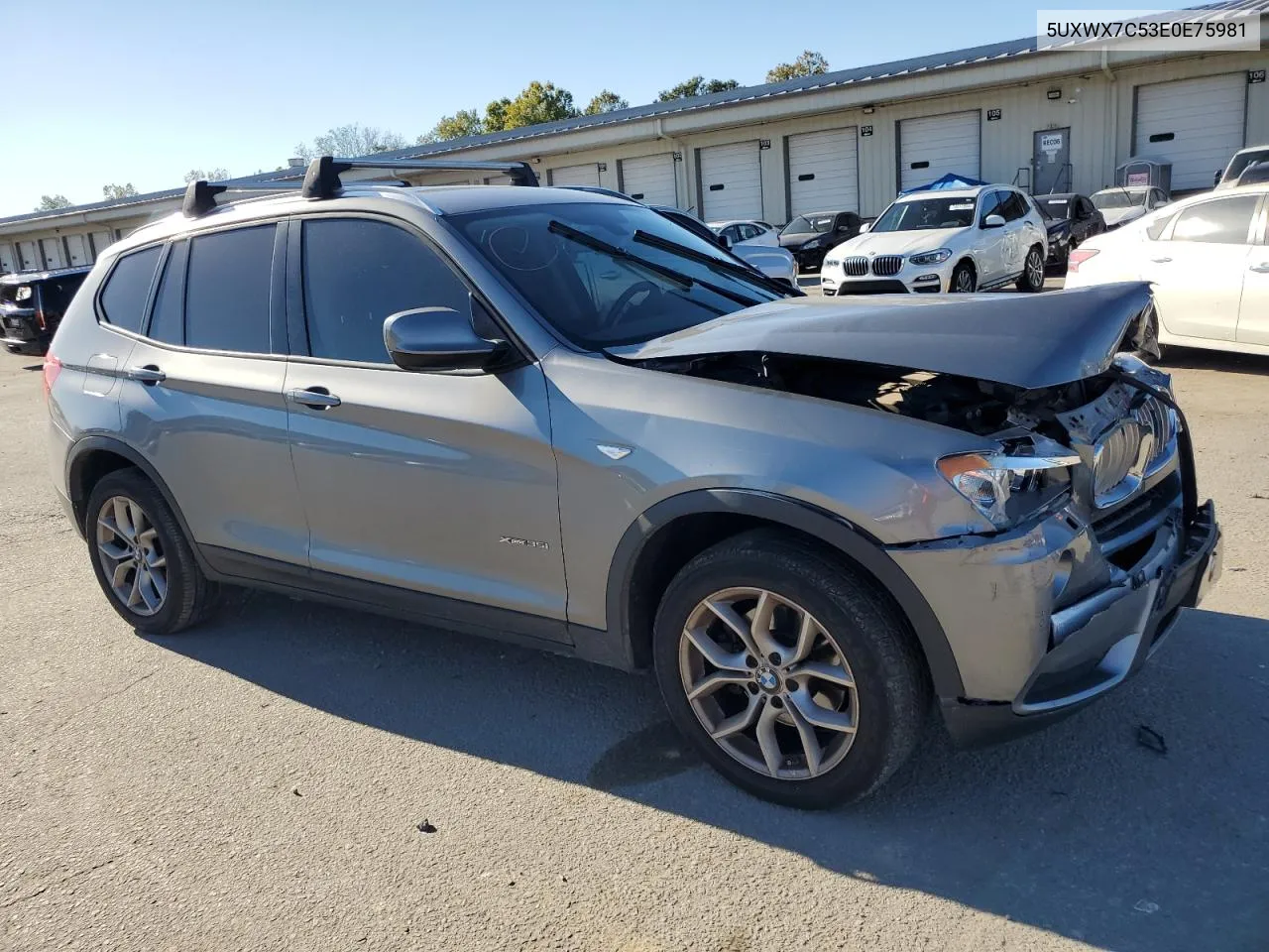 2014 BMW X3 xDrive35I VIN: 5UXWX7C53E0E75981 Lot: 74593434