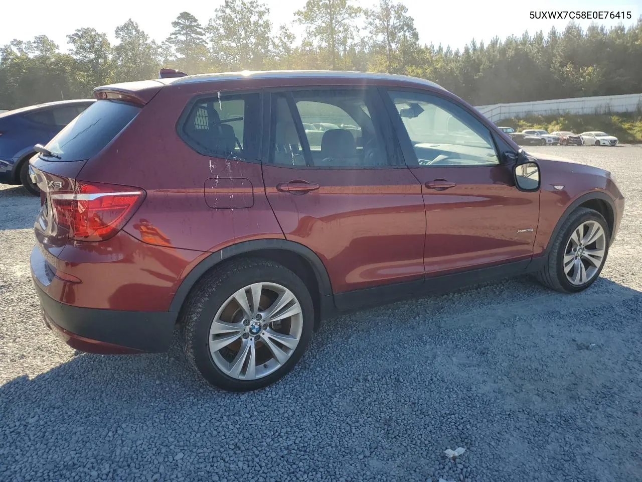 2014 BMW X3 xDrive35I VIN: 5UXWX7C58E0E76415 Lot: 74831794