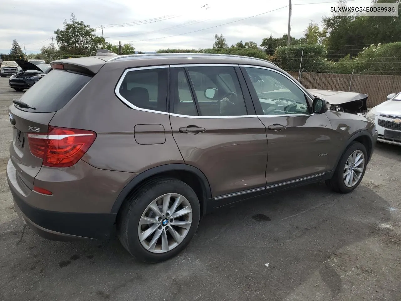 2014 BMW X3 xDrive28I VIN: 5UXWX9C54E0D39936 Lot: 75139134