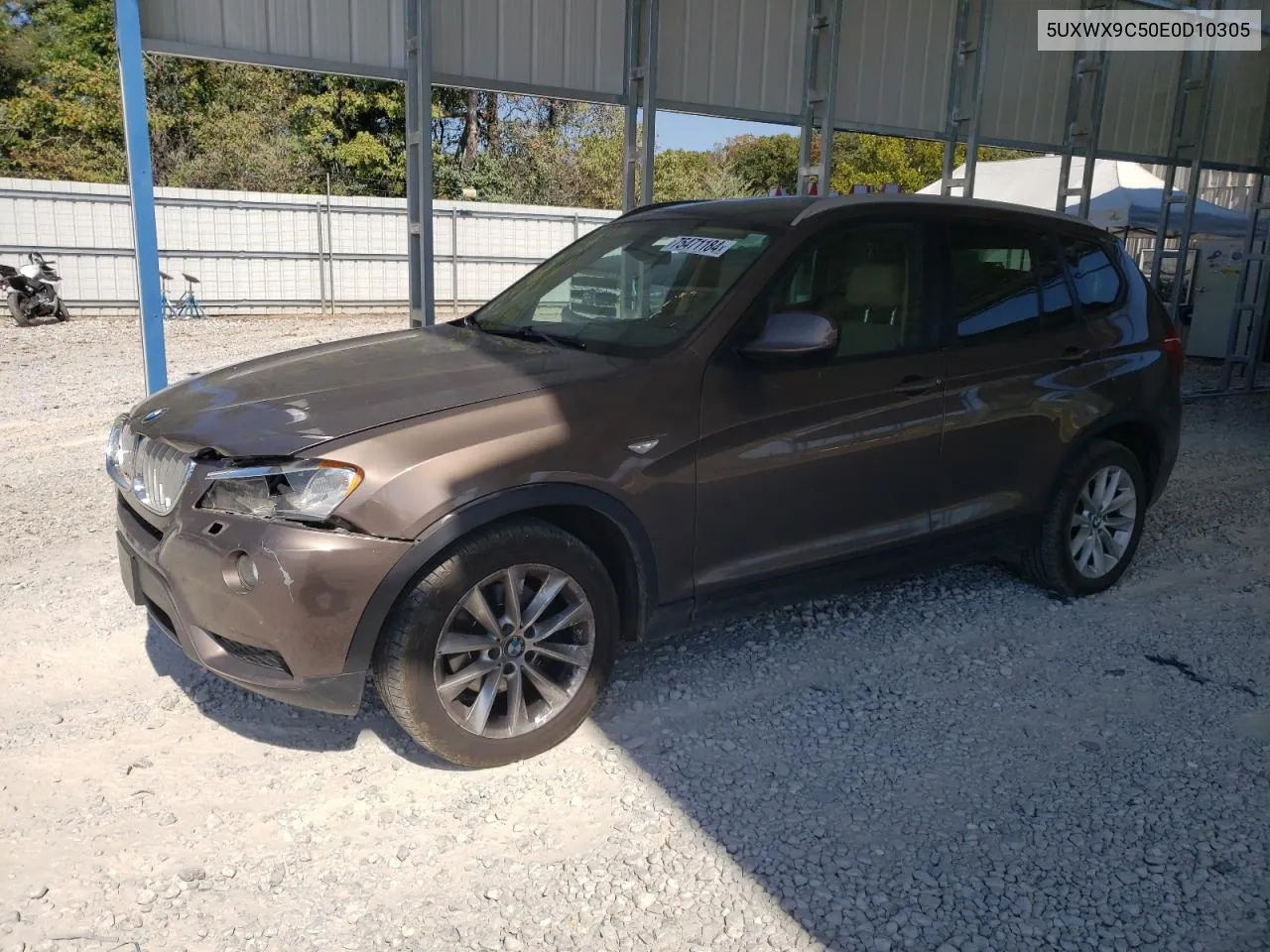 2014 BMW X3 xDrive28I VIN: 5UXWX9C50E0D10305 Lot: 75471184