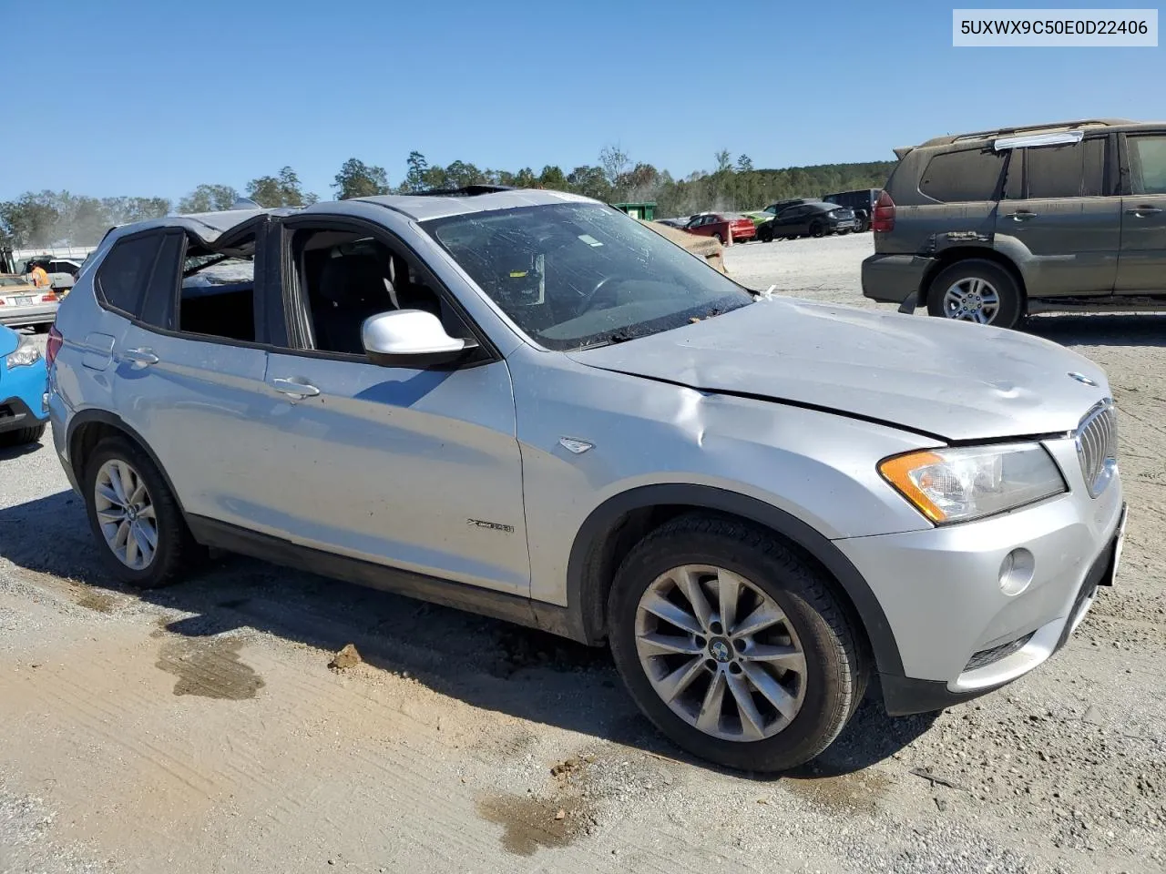 2014 BMW X3 xDrive28I VIN: 5UXWX9C50E0D22406 Lot: 76026524