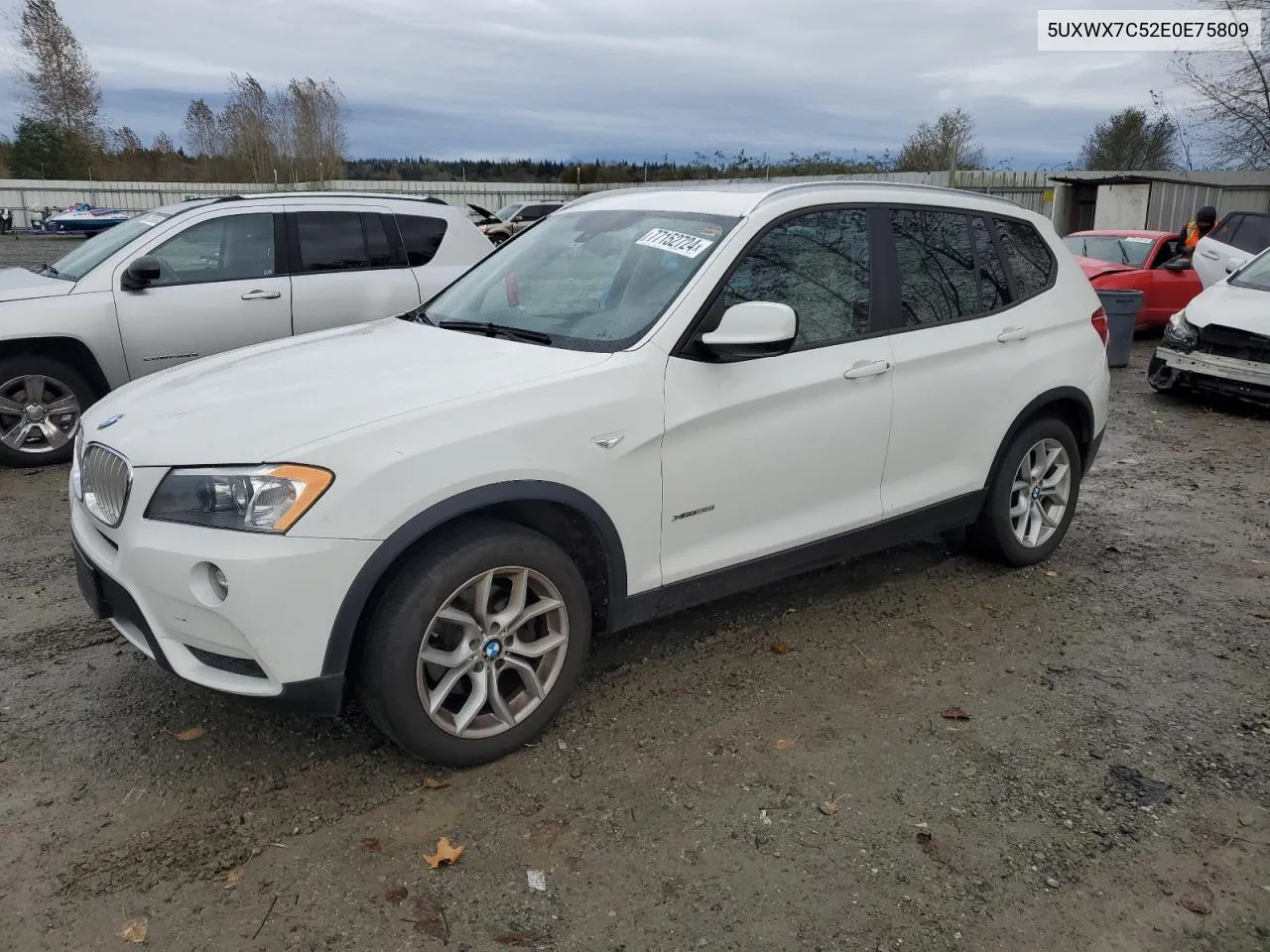 2014 BMW X3 xDrive35I VIN: 5UXWX7C52E0E75809 Lot: 77152724