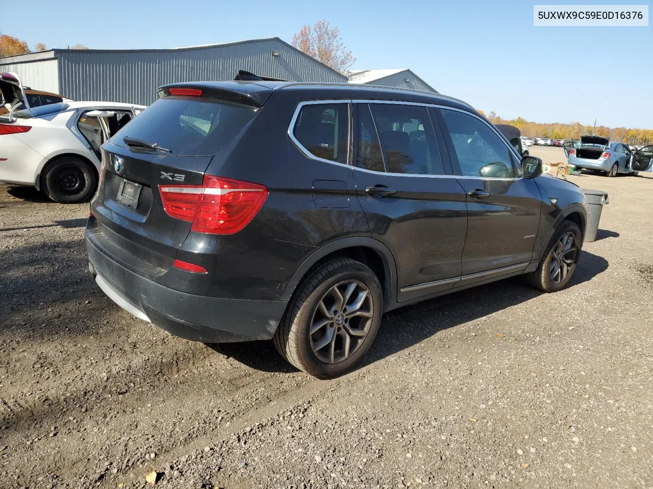 2014 BMW X3 xDrive28I VIN: 5UXWX9C59E0D16376 Lot: 77274284