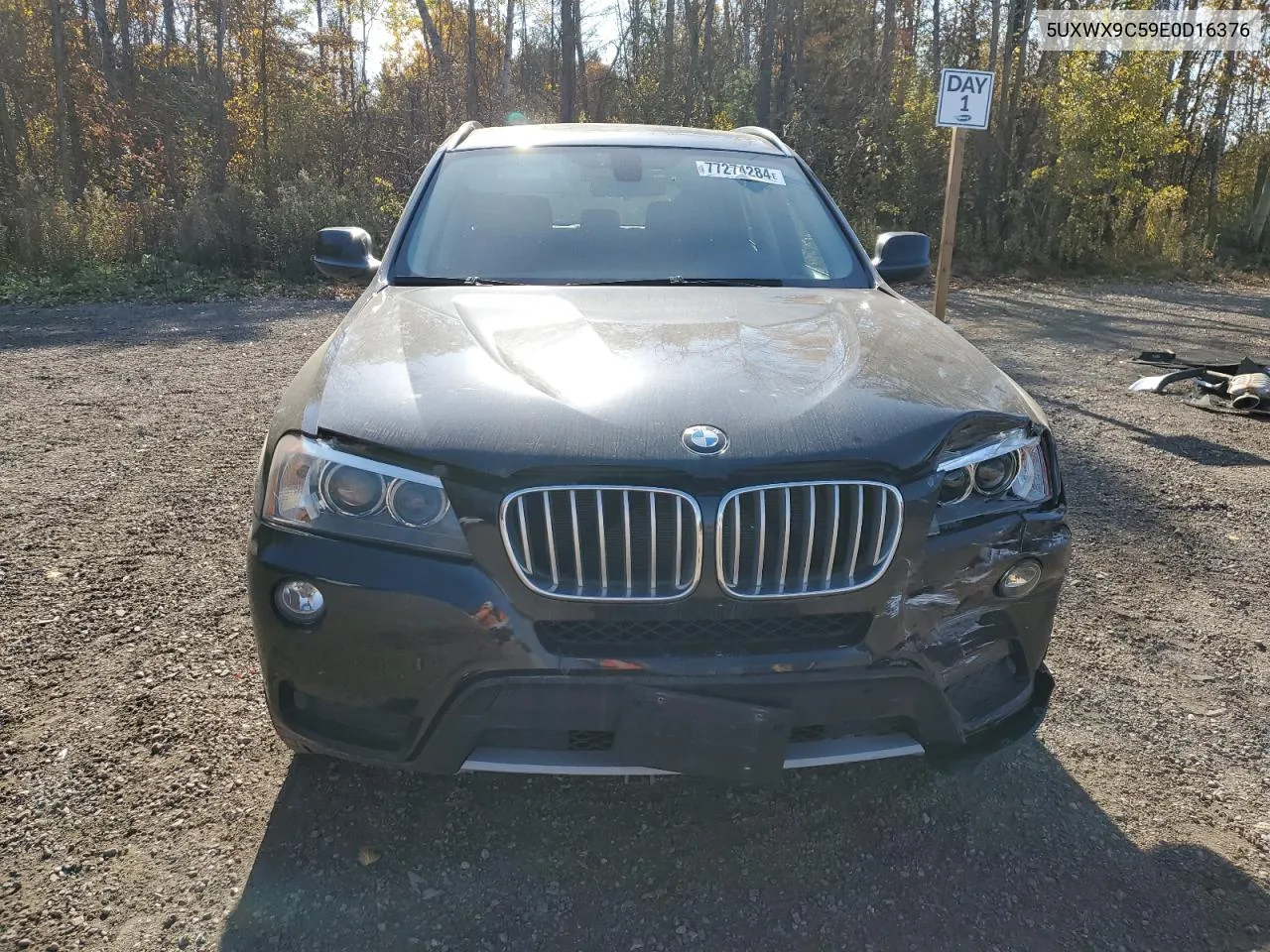 2014 BMW X3 xDrive28I VIN: 5UXWX9C59E0D16376 Lot: 77274284