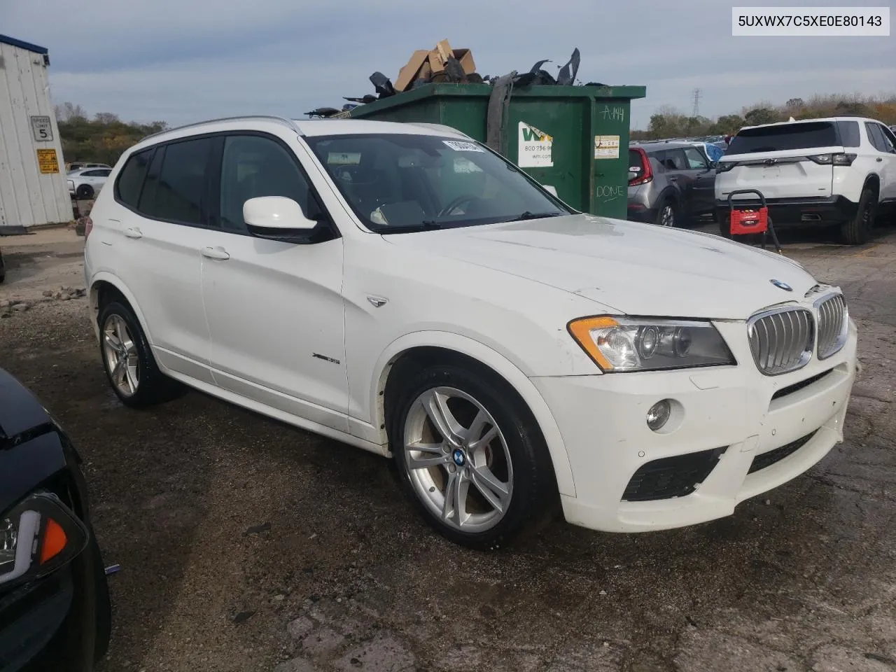 2014 BMW X3 xDrive35I VIN: 5UXWX7C5XE0E80143 Lot: 78004154