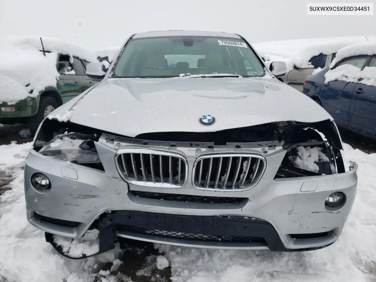 2014 BMW X3 xDrive28I VIN: 5UXWX9C5XE0D34451 Lot: 79565814