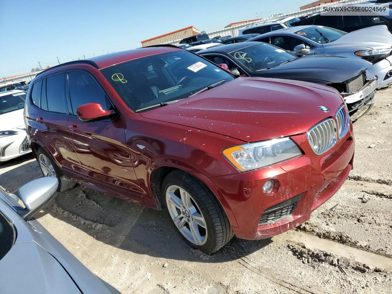 2014 BMW X3 xDrive28I VIN: 5UXWX9C55E0D24569 Lot: 79708934