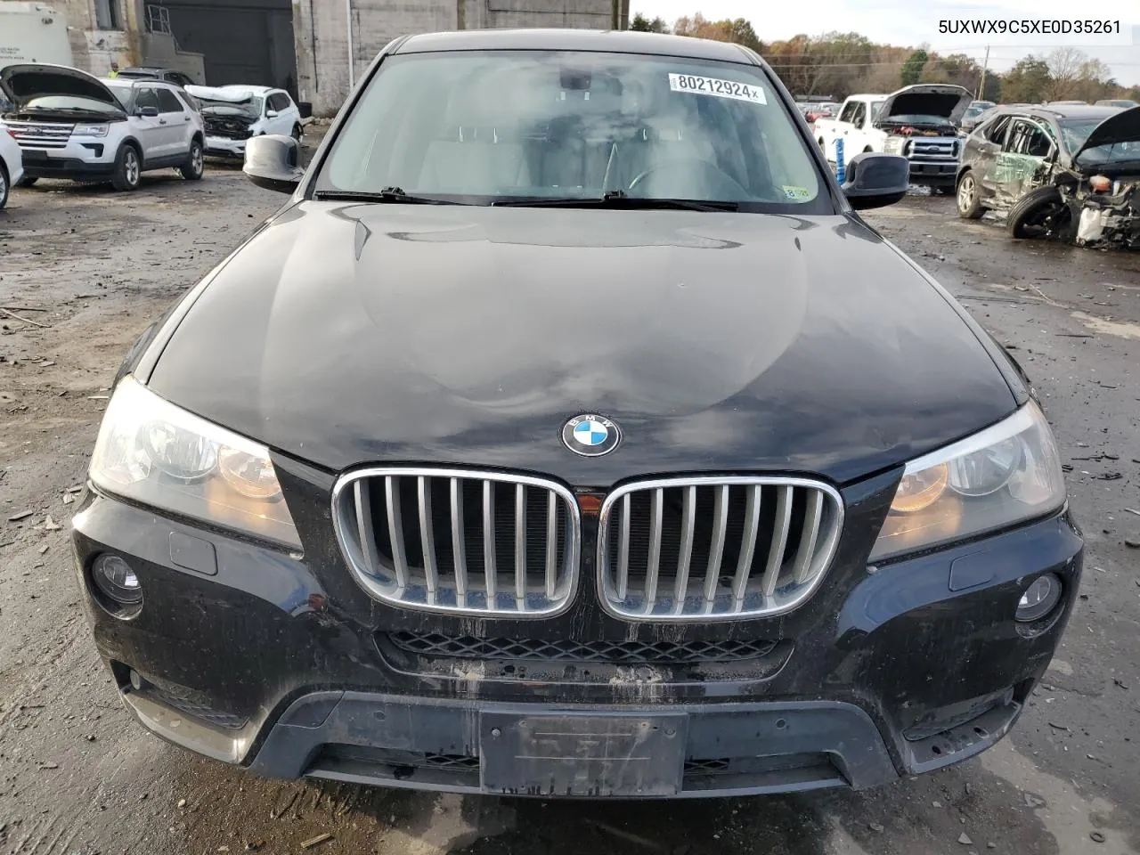 2014 BMW X3 xDrive28I VIN: 5UXWX9C5XE0D35261 Lot: 80212924