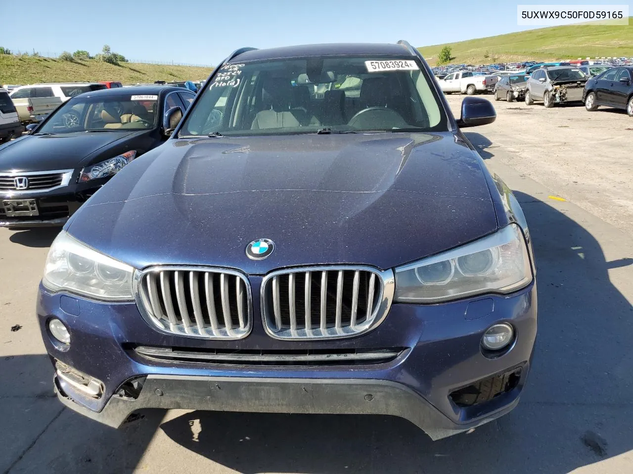 2015 BMW X3 xDrive28I VIN: 5UXWX9C50F0D59165 Lot: 57083924