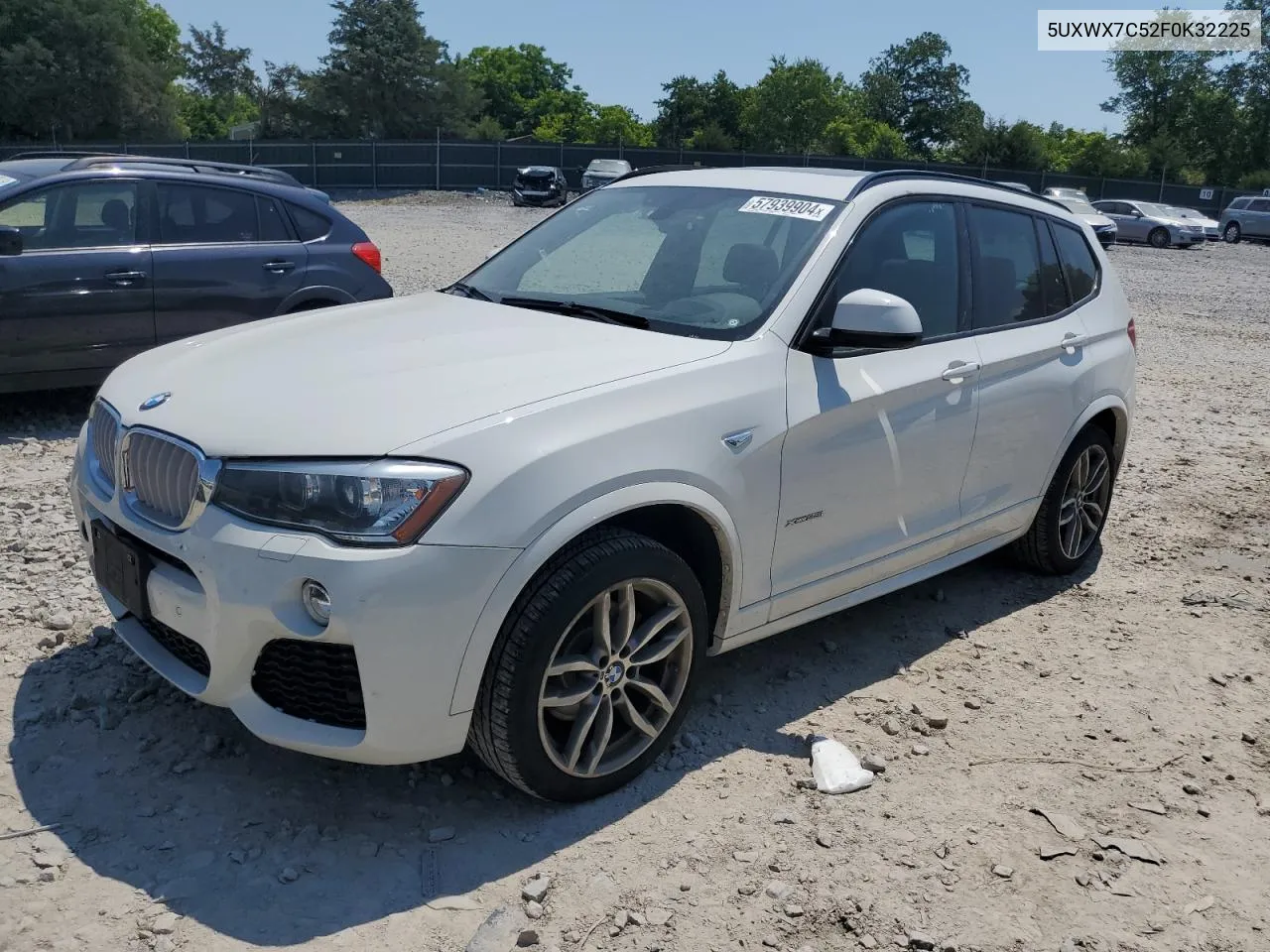 2015 BMW X3 xDrive35I VIN: 5UXWX7C52F0K32225 Lot: 57939904