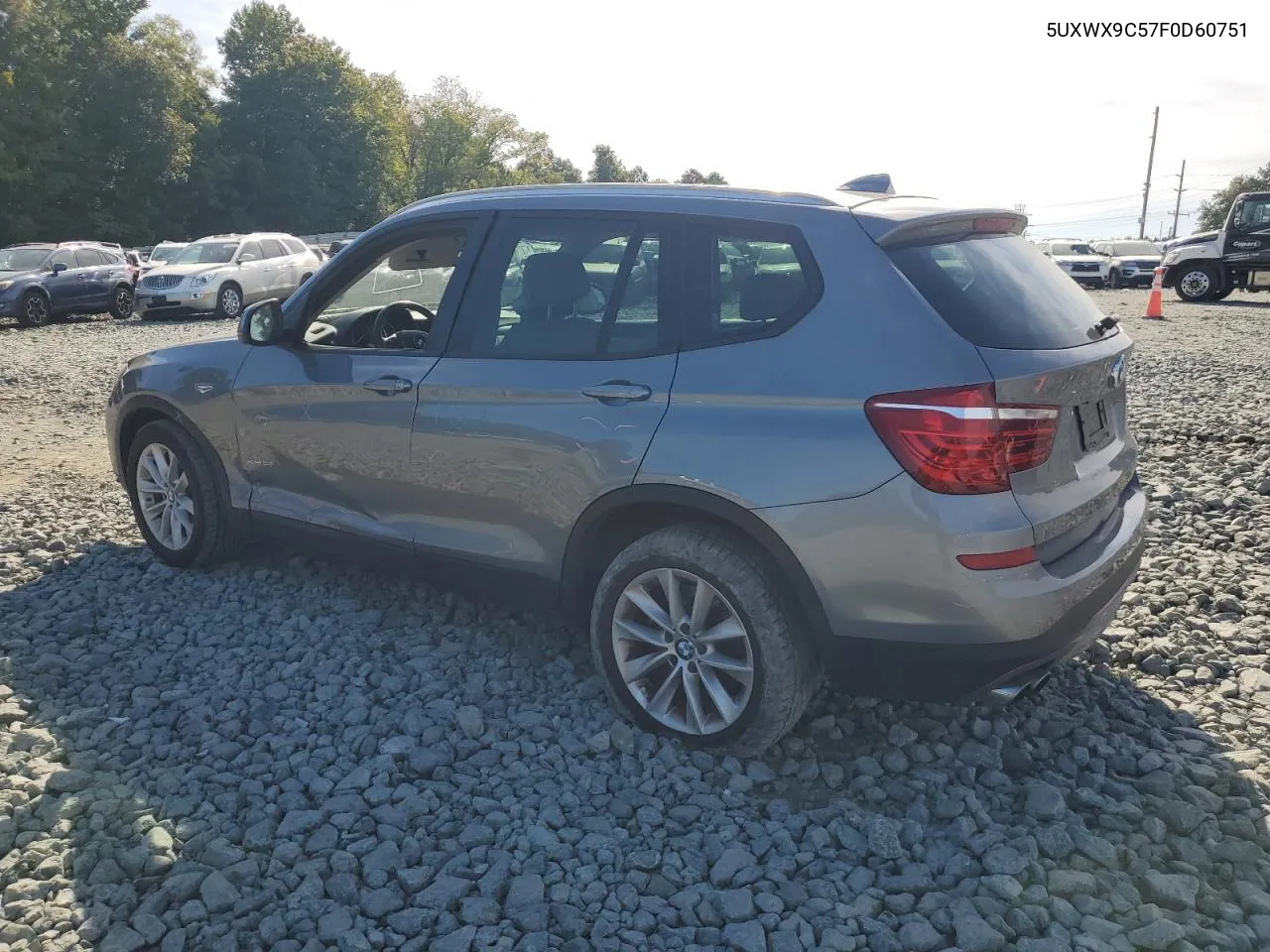 2015 BMW X3 xDrive28I VIN: 5UXWX9C57F0D60751 Lot: 67656604