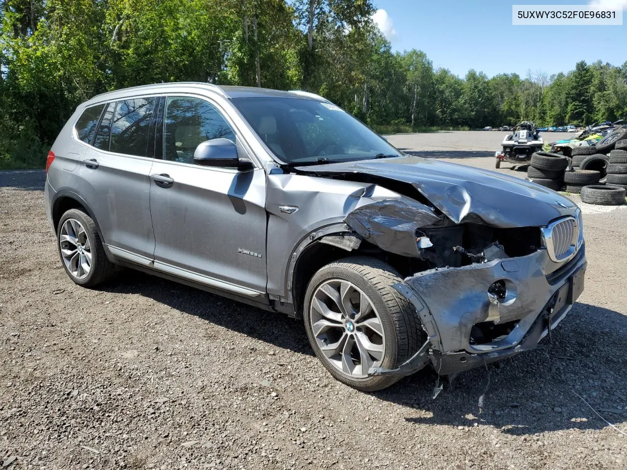 2015 BMW X3 xDrive28D VIN: 5UXWY3C52F0E96831 Lot: 67941614