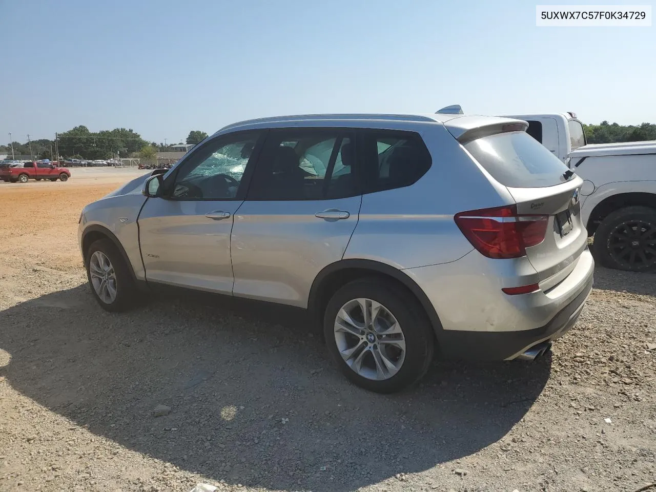 2015 BMW X3 xDrive35I VIN: 5UXWX7C57F0K34729 Lot: 68846284