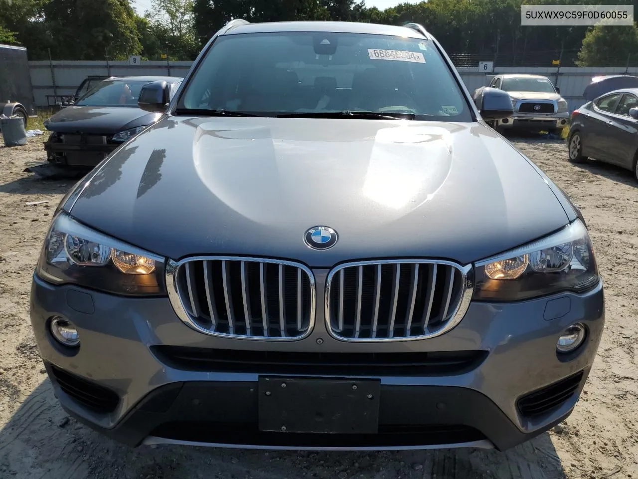 2015 BMW X3 xDrive28I VIN: 5UXWX9C59F0D60055 Lot: 68848604