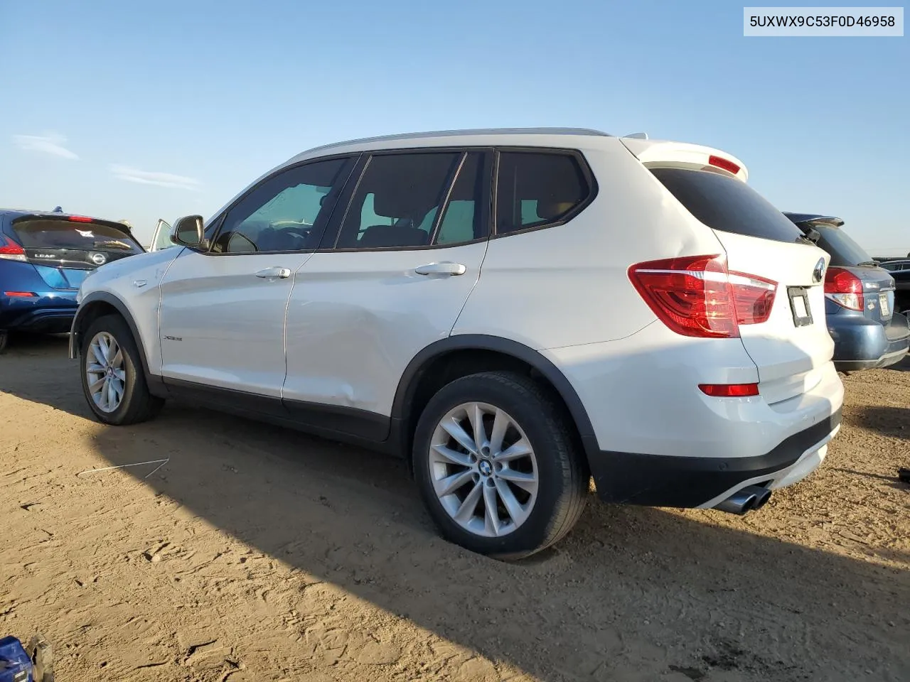 2015 BMW X3 xDrive28I VIN: 5UXWX9C53F0D46958 Lot: 68917944