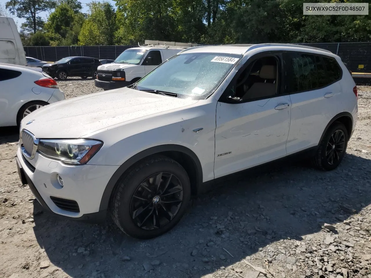 2015 BMW X3 xDrive28I VIN: 5UXWX9C52F0D48507 Lot: 69561584