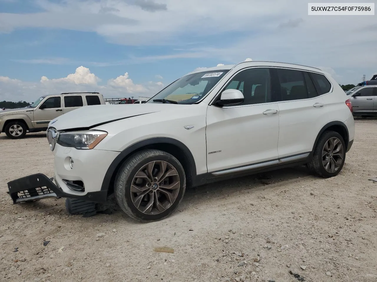 2015 BMW X3 Sdrive28I VIN: 5UXWZ7C54F0F75986 Lot: 69703174