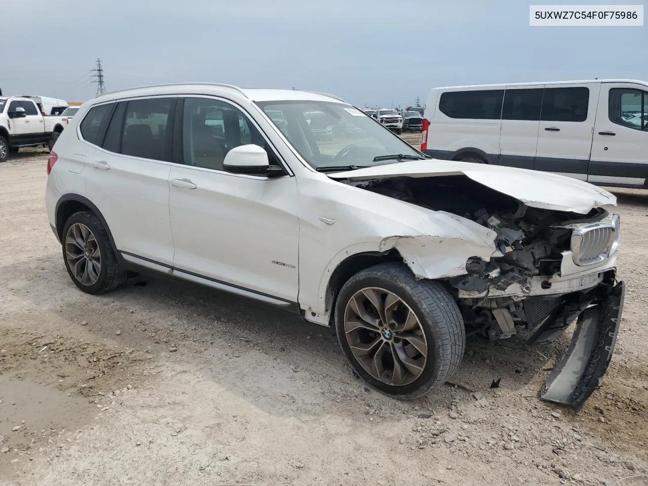 5UXWZ7C54F0F75986 2015 BMW X3 Sdrive28I