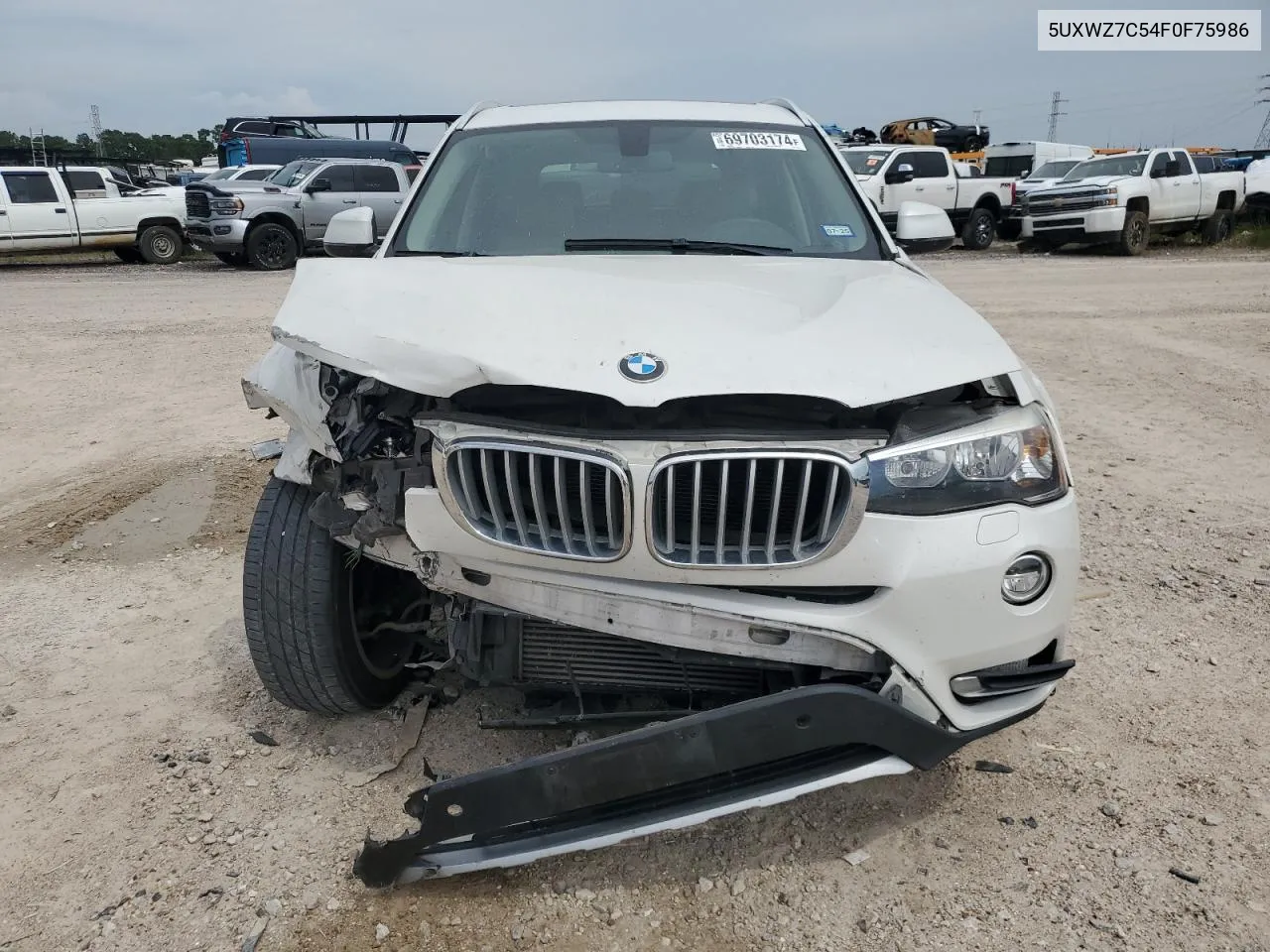 5UXWZ7C54F0F75986 2015 BMW X3 Sdrive28I