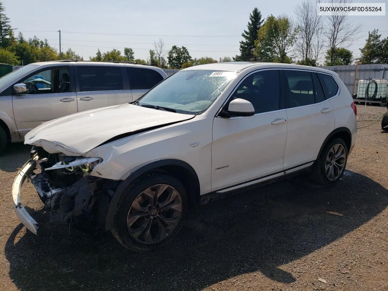 2015 BMW X3 xDrive28I VIN: 5UXWX9C54F0D55264 Lot: 69887094