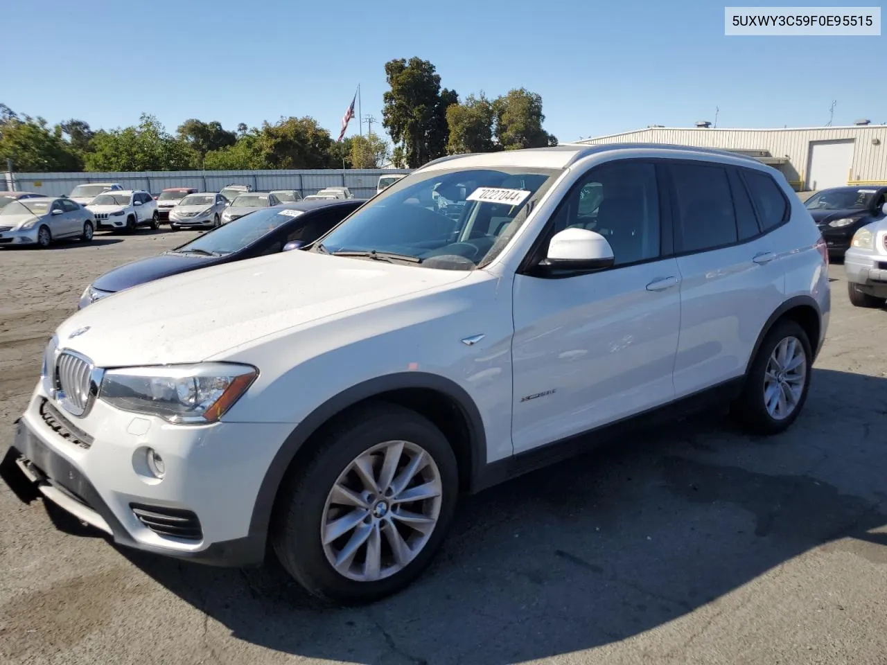 2015 BMW X3 xDrive28D VIN: 5UXWY3C59F0E95515 Lot: 70227044