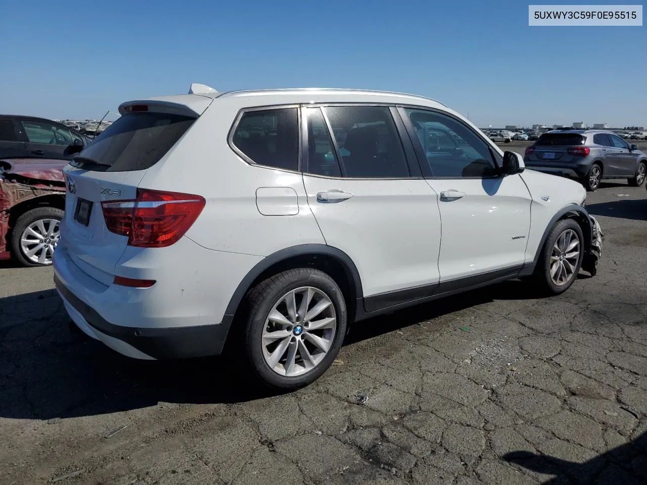 2015 BMW X3 xDrive28D VIN: 5UXWY3C59F0E95515 Lot: 70227044