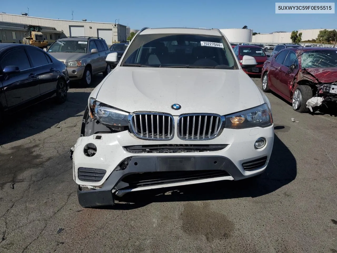 2015 BMW X3 xDrive28D VIN: 5UXWY3C59F0E95515 Lot: 70227044