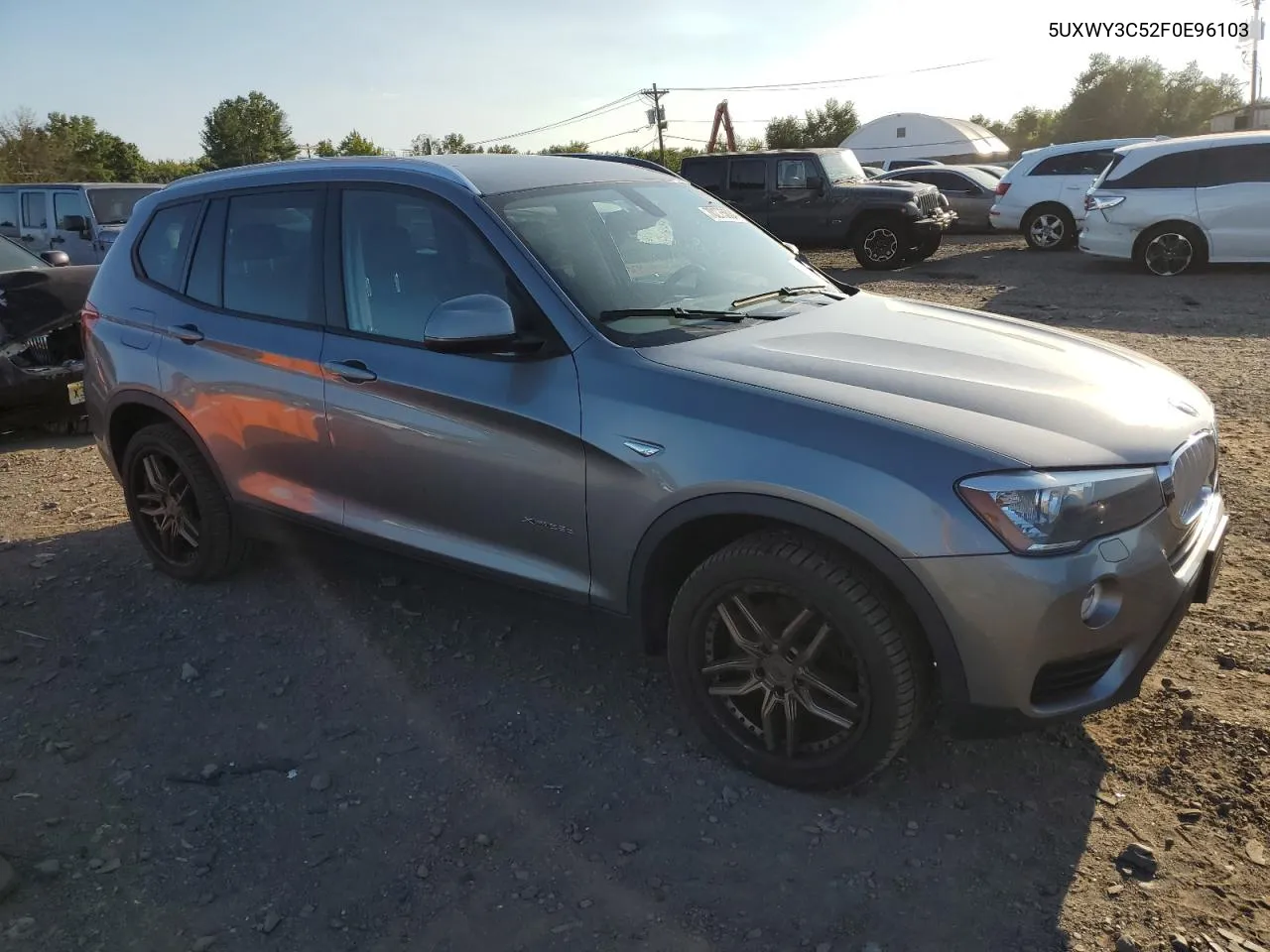 5UXWY3C52F0E96103 2015 BMW X3 xDrive28D