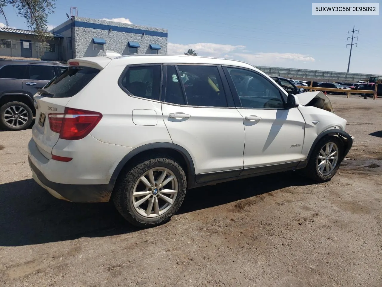 2015 BMW X3 xDrive28D VIN: 5UXWY3C56F0E95892 Lot: 70570884