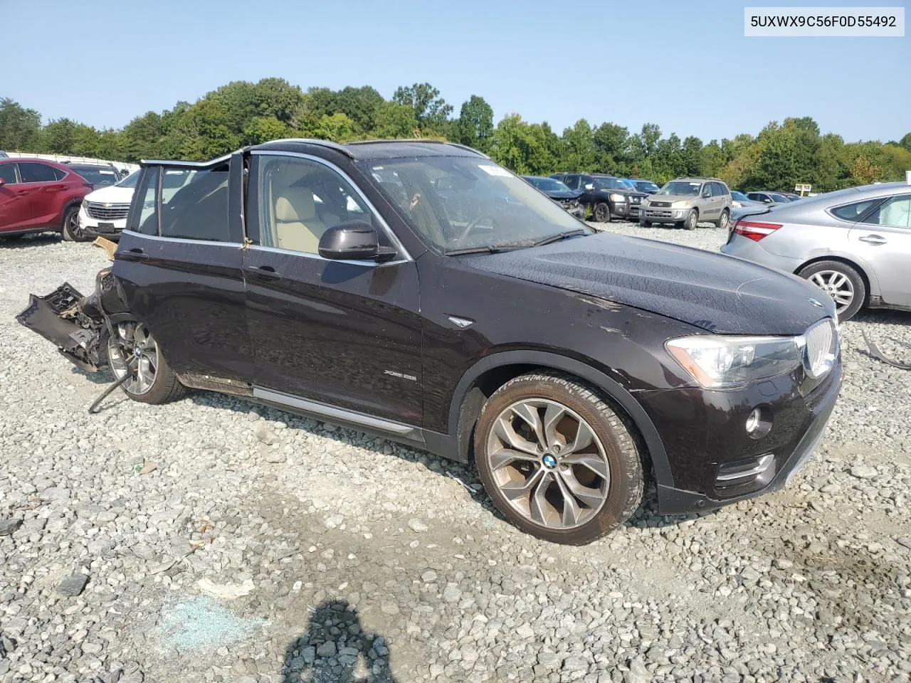 2015 BMW X3 xDrive28I VIN: 5UXWX9C56F0D55492 Lot: 70668524