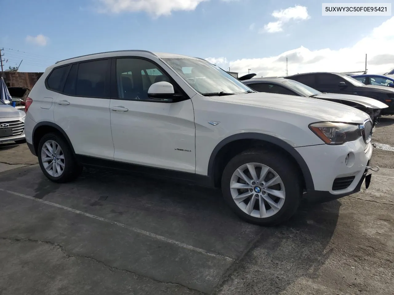 2015 BMW X3 xDrive28D VIN: 5UXWY3C50F0E95421 Lot: 71052124