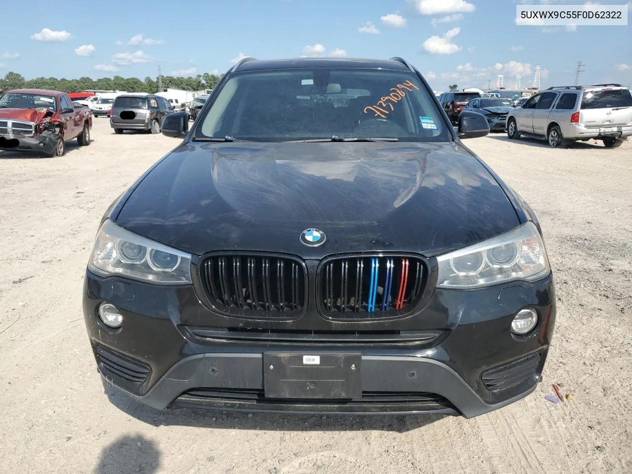 2015 BMW X3 xDrive28I VIN: 5UXWX9C55F0D62322 Lot: 71390894