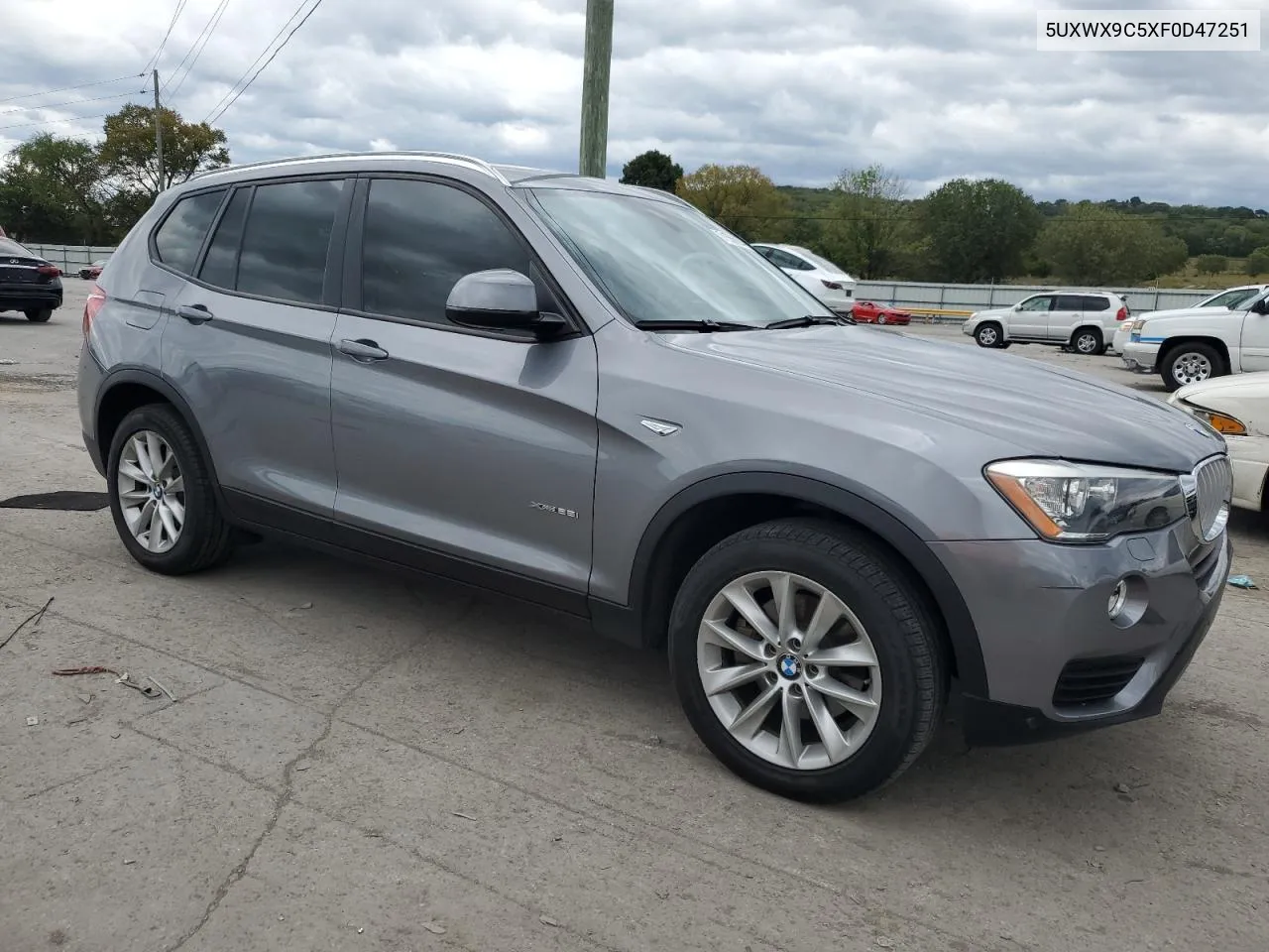 2015 BMW X3 xDrive28I VIN: 5UXWX9C5XF0D47251 Lot: 71556864