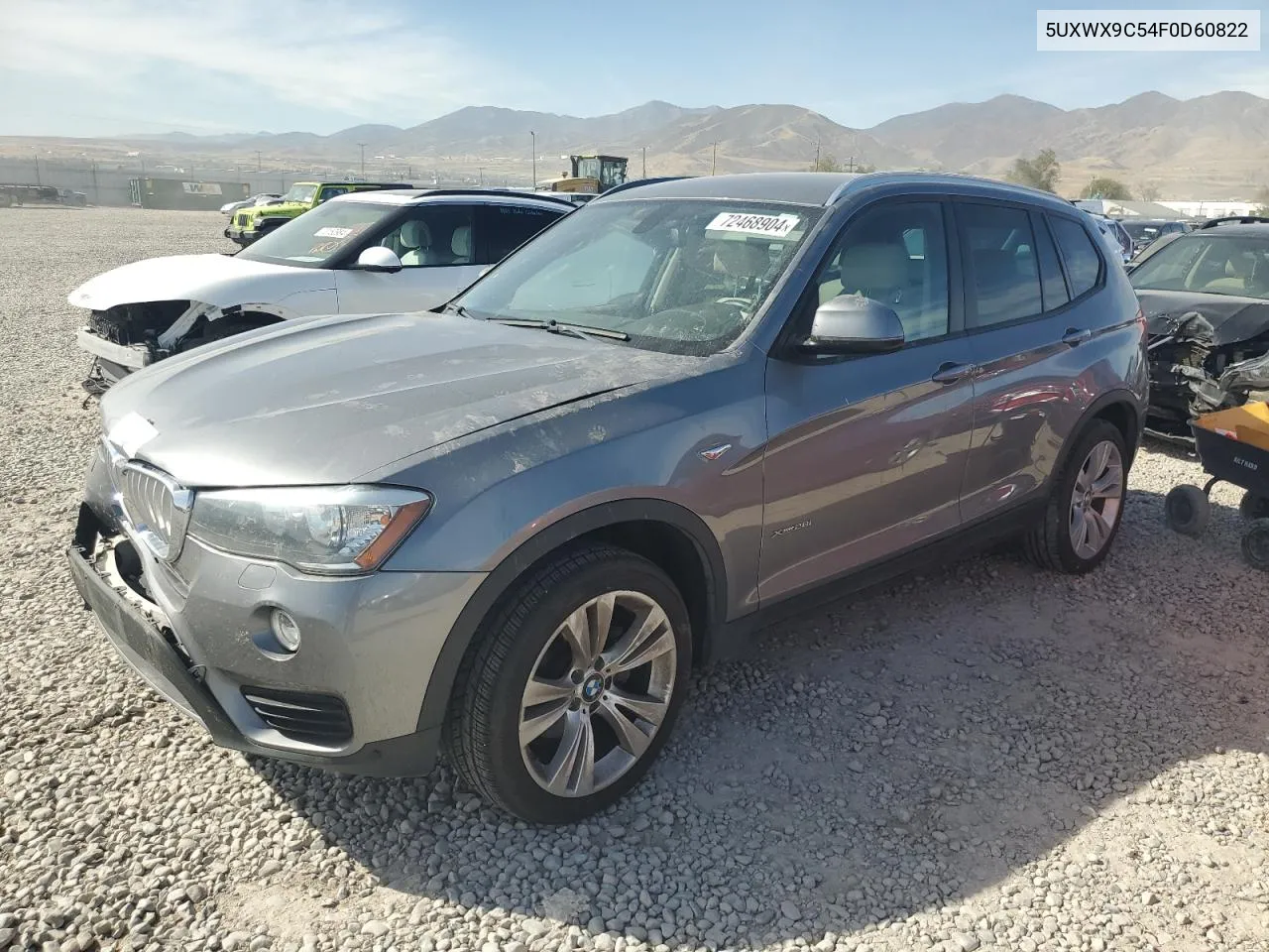 2015 BMW X3 xDrive28I VIN: 5UXWX9C54F0D60822 Lot: 72468904