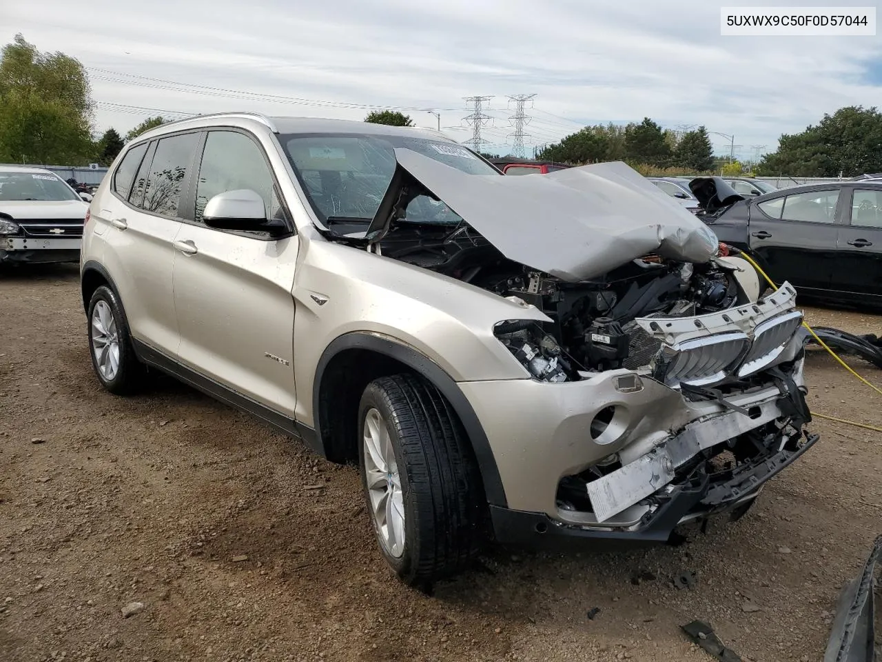 2015 BMW X3 xDrive28I VIN: 5UXWX9C50F0D57044 Lot: 73384924