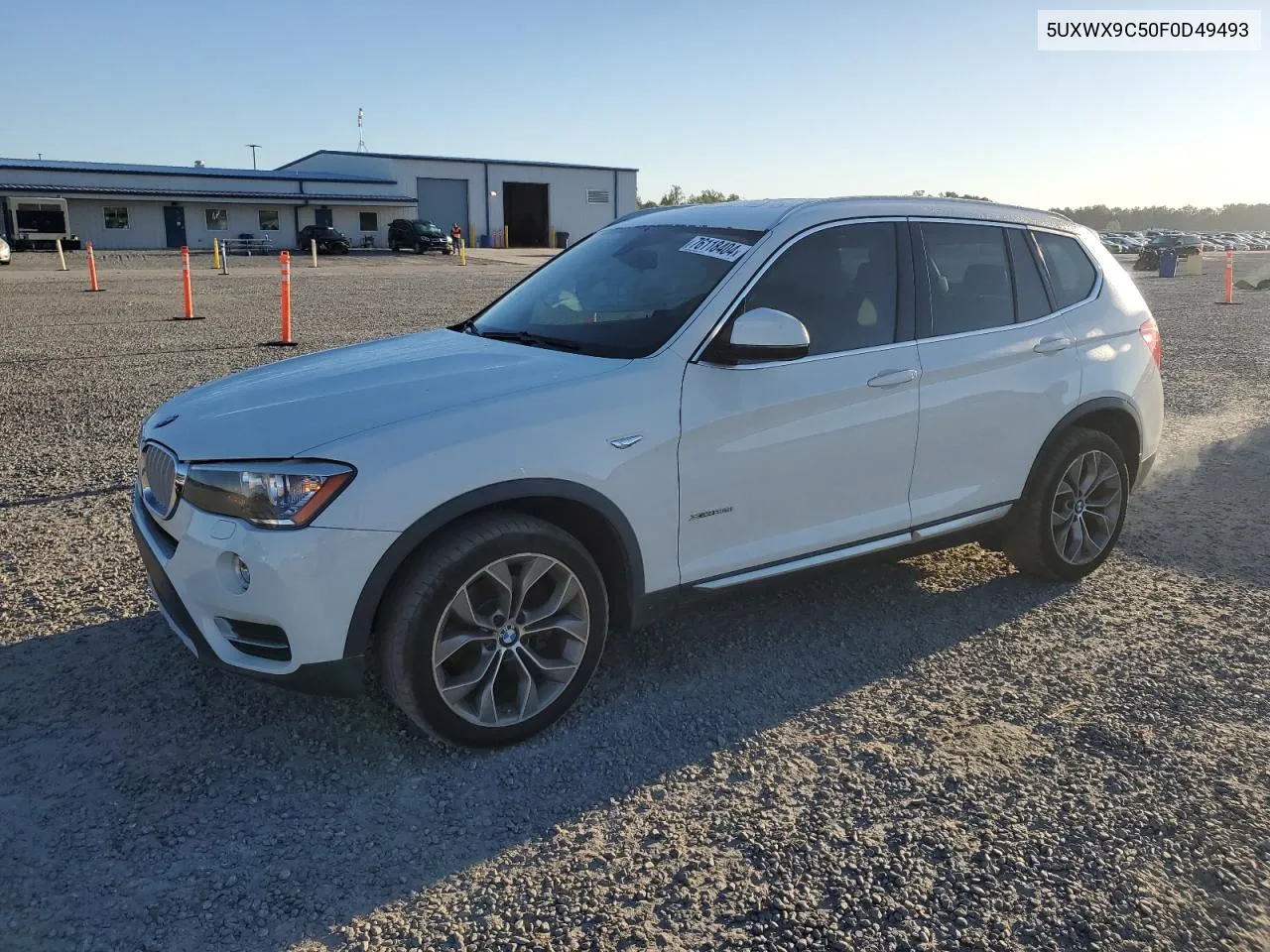 2015 BMW X3 xDrive28I VIN: 5UXWX9C50F0D49493 Lot: 76118404