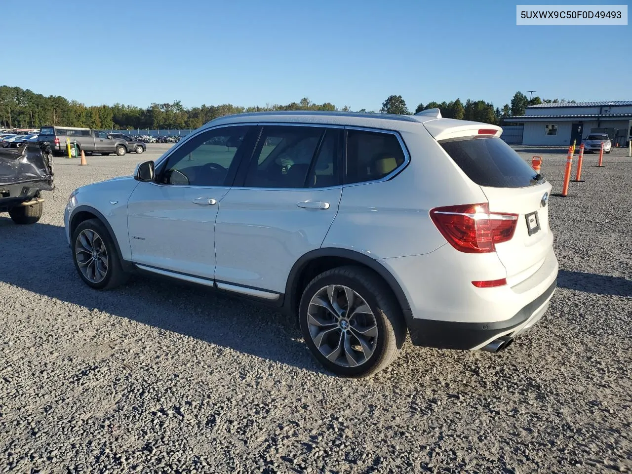 2015 BMW X3 xDrive28I VIN: 5UXWX9C50F0D49493 Lot: 76118404