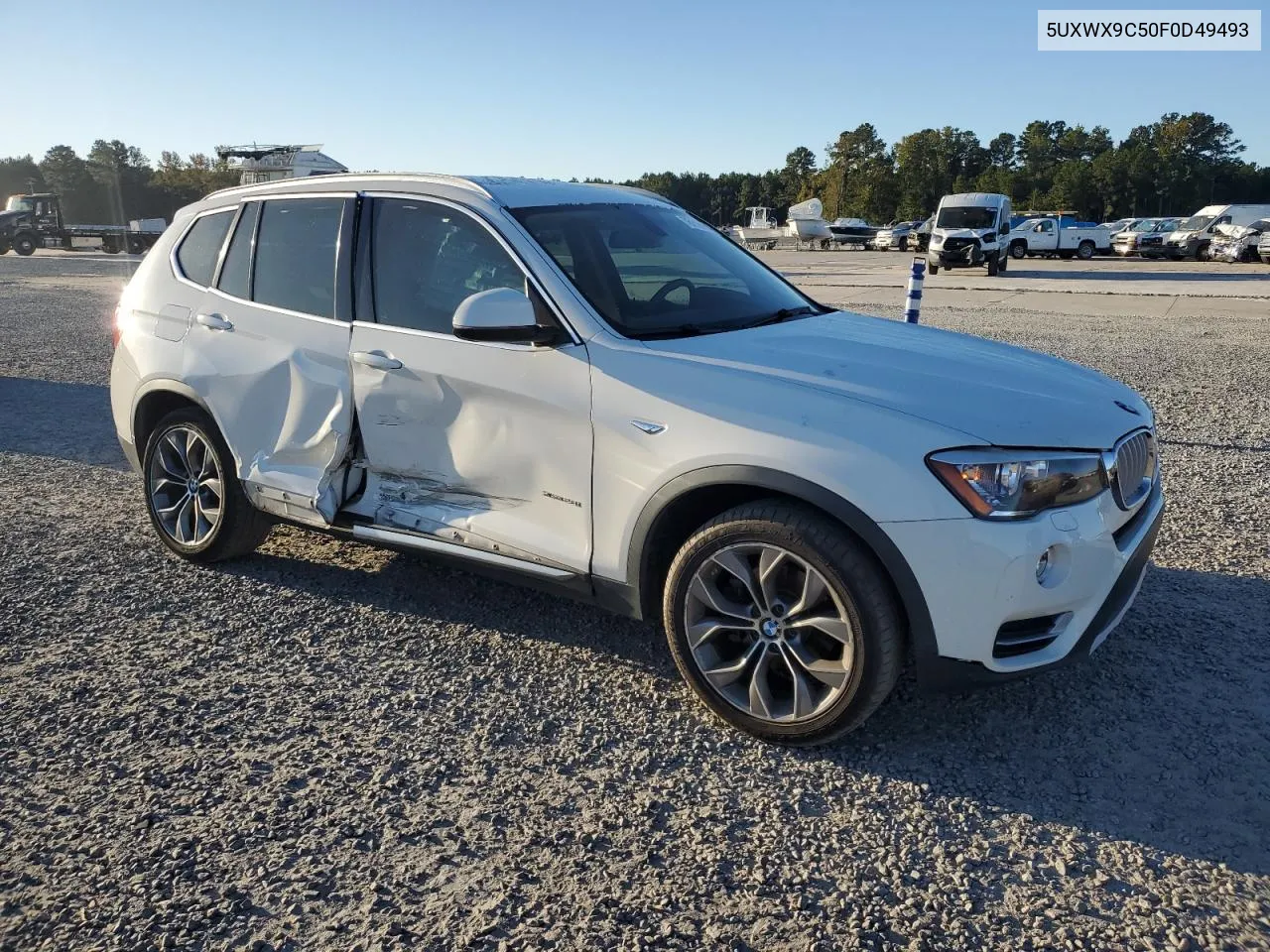 2015 BMW X3 xDrive28I VIN: 5UXWX9C50F0D49493 Lot: 76118404