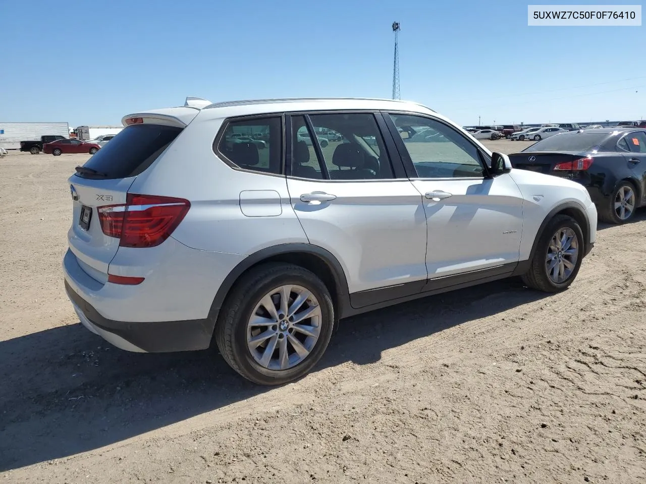 2015 BMW X3 Sdrive28I VIN: 5UXWZ7C50F0F76410 Lot: 76830434